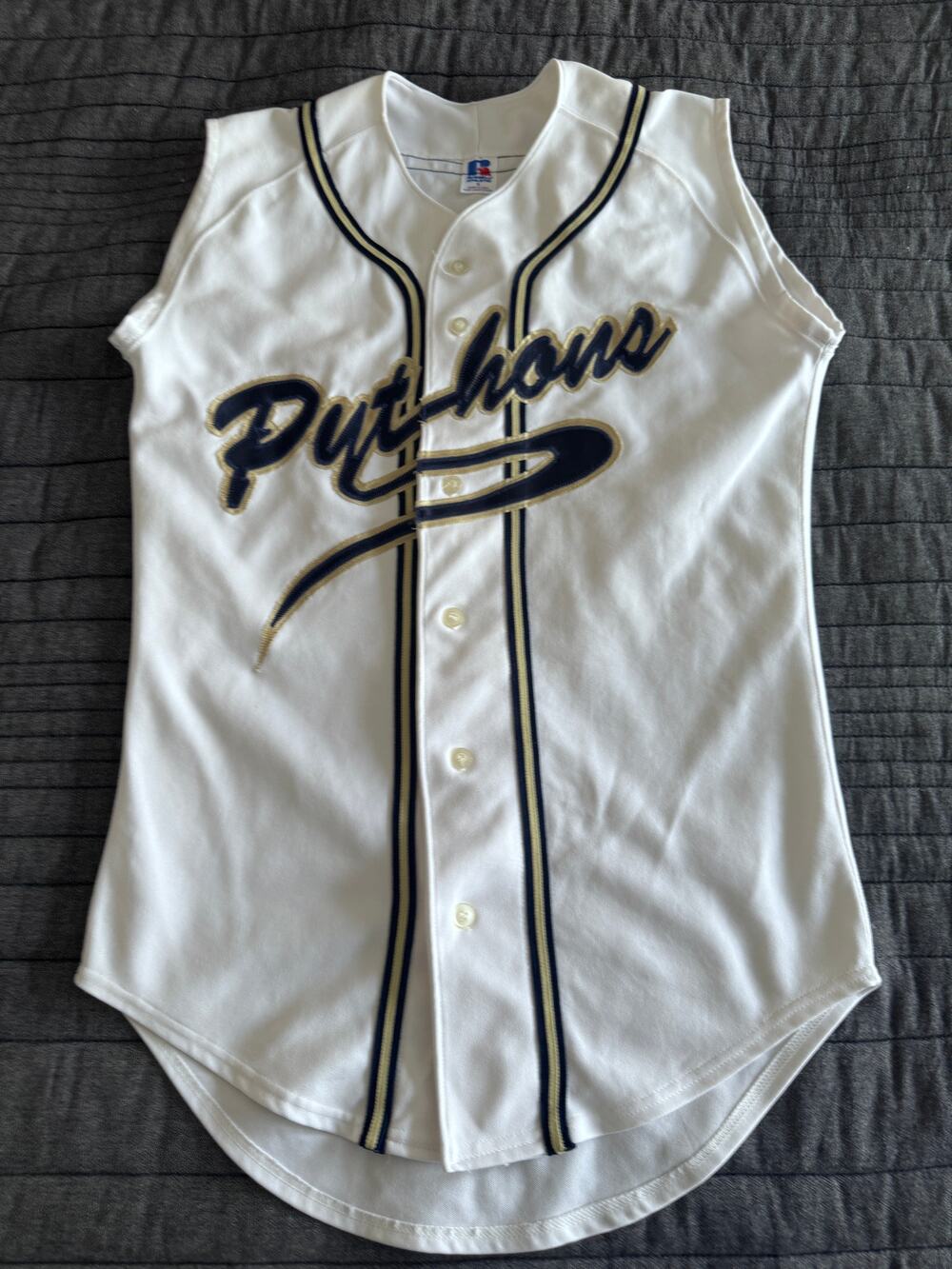 Vintage Russell Athletic Baseball Jersey - Authentic White Home Men's Size S